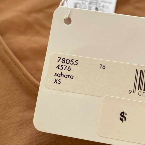 WOLFORD NUDE TAN BUENOS AIRES SHEER THONG LONG SLEEVE SCOOP NECK BODYSUIT - Picture 5 of 8